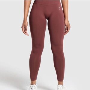 Gymshark Burgundy Brown Leggings